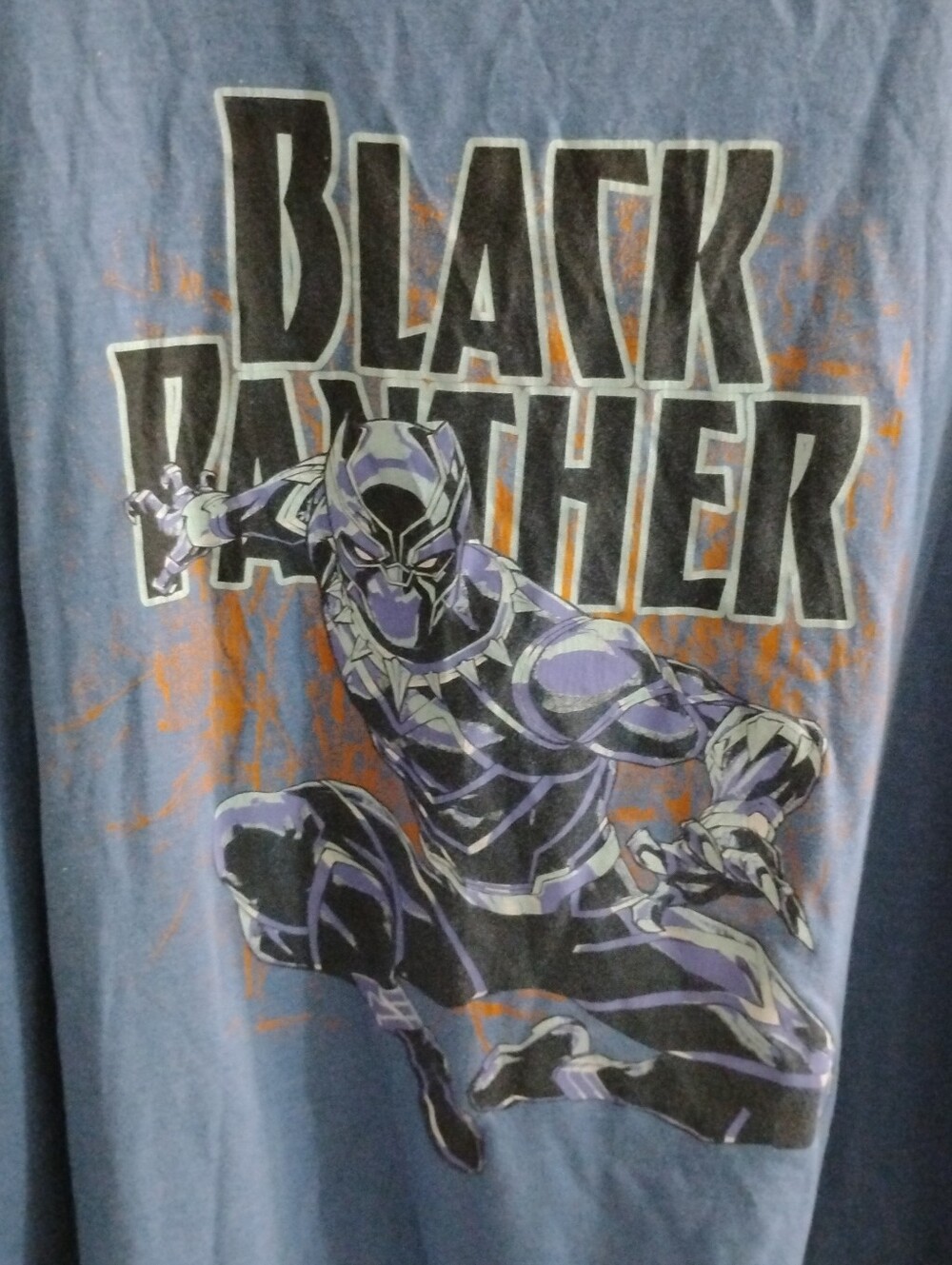 Marvel Black Panther Graphic Tank Top Blue Men's XL Sleeveless Shirt - Picture 2 of 4